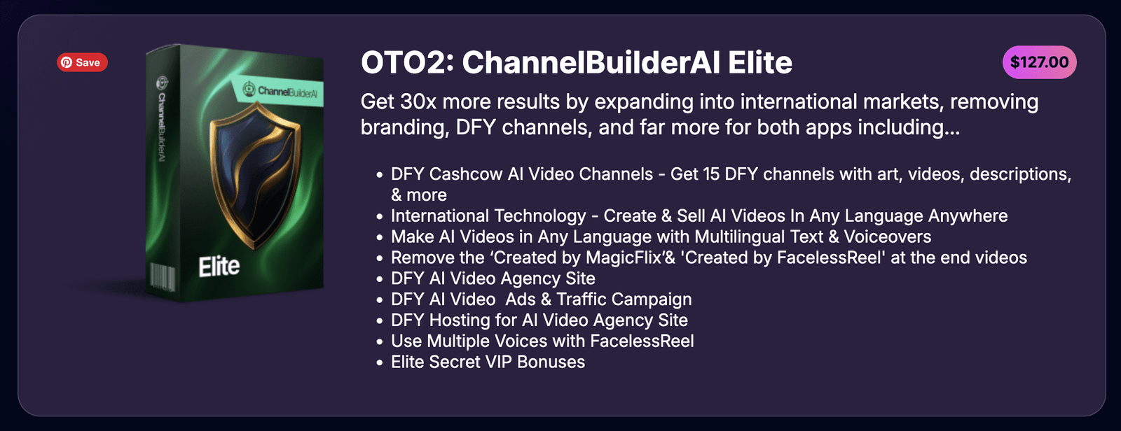 OTO2- ChannelBuilderAI Elite
